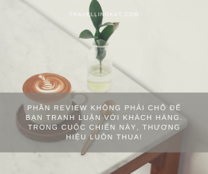 Đối diện với review tiêu cực