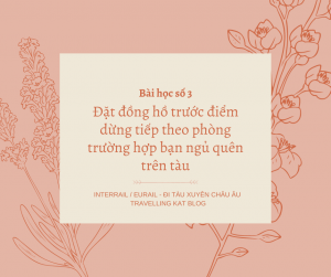 Kinh nghiệm đi tàu xuyên châu âu